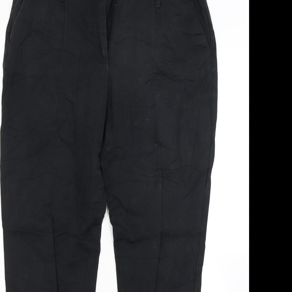 Preworn Womens Black   Trousers  Size 10 L25 in