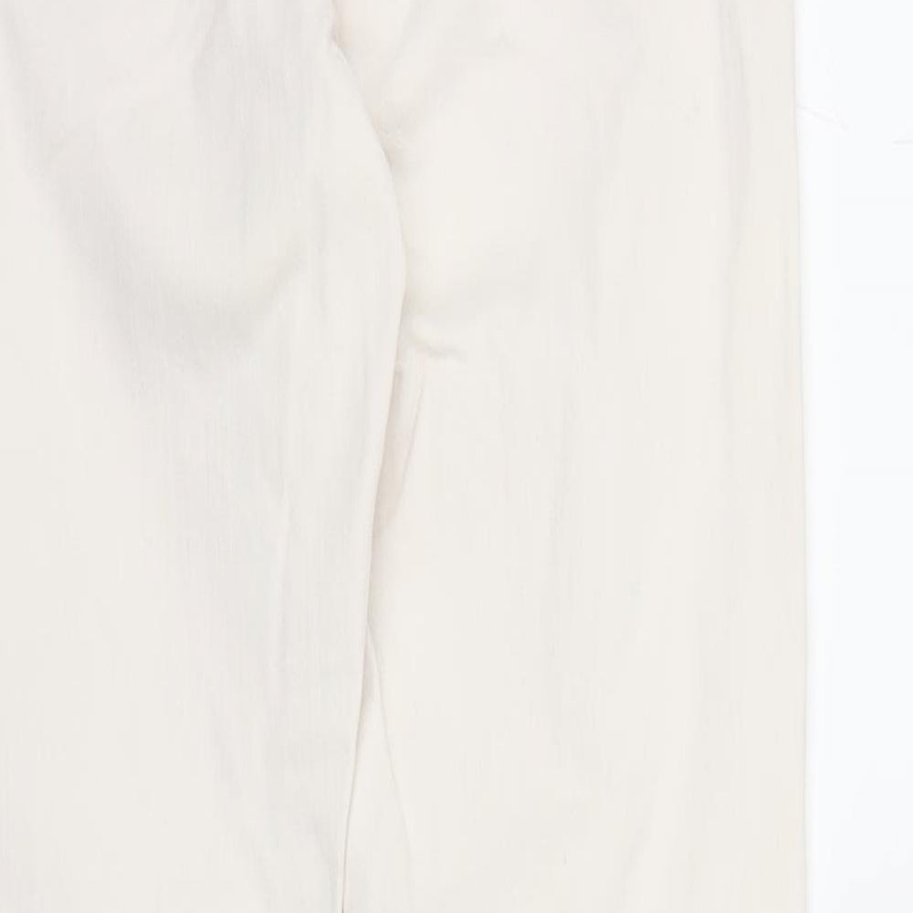River Island Girls White  Denim Skinny Jeans Size 10 Years