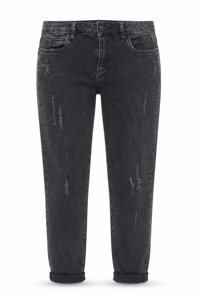 Denim Co Womens Black  Denim Cropped Jeans Size 10 L23 in