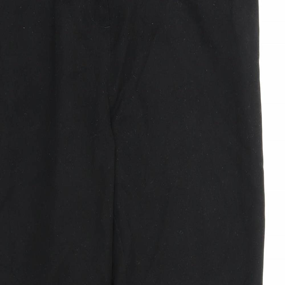 Papaya Womens Black   Trousers  Size 12 L28 in