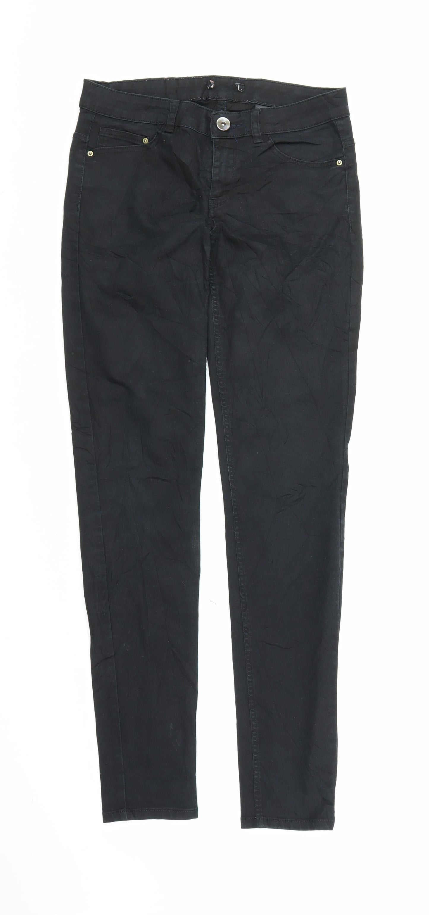 Preworn Womens Black   Skinny Jeans Size S L28 in