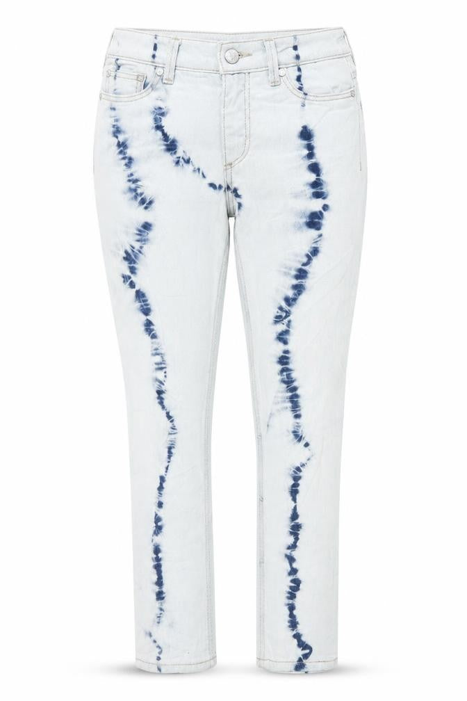 Cubus Girls Blue Tie Dye Denim Skinny Jeans Size 9-10 Years