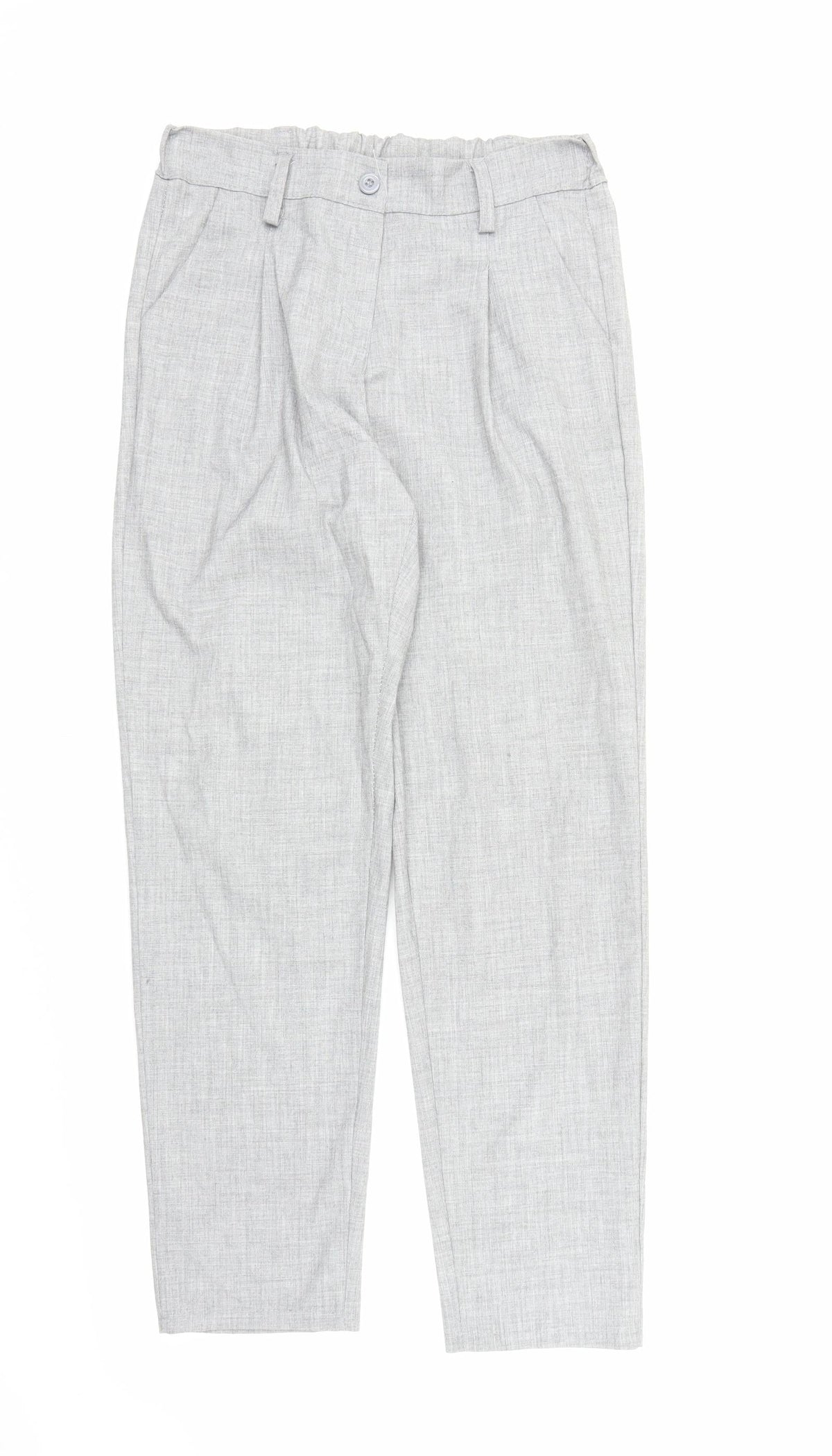 Preworn Womens Grey   Carrot Trousers Size M L25 in