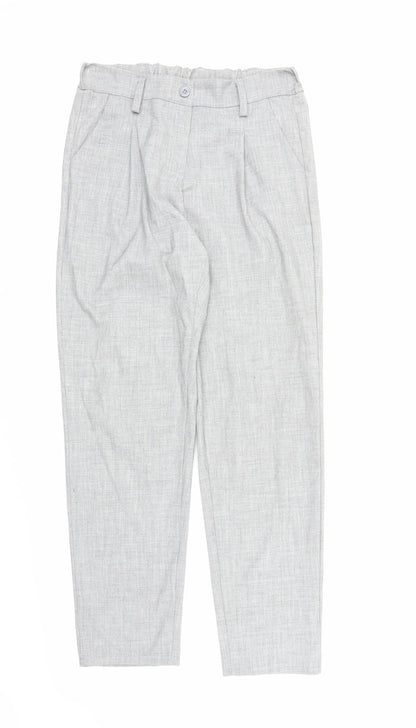 Preworn Womens Grey   Carrot Trousers Size M L25 in