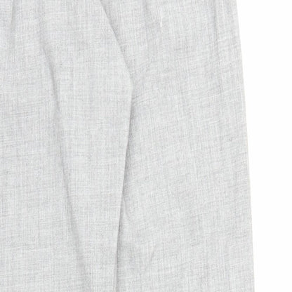 Preworn Womens Grey   Carrot Trousers Size M L25 in