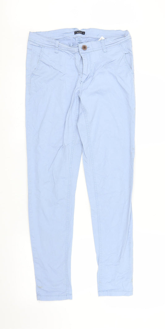 Medicine Womens Blue   Chino Trousers Size 10 L28 in