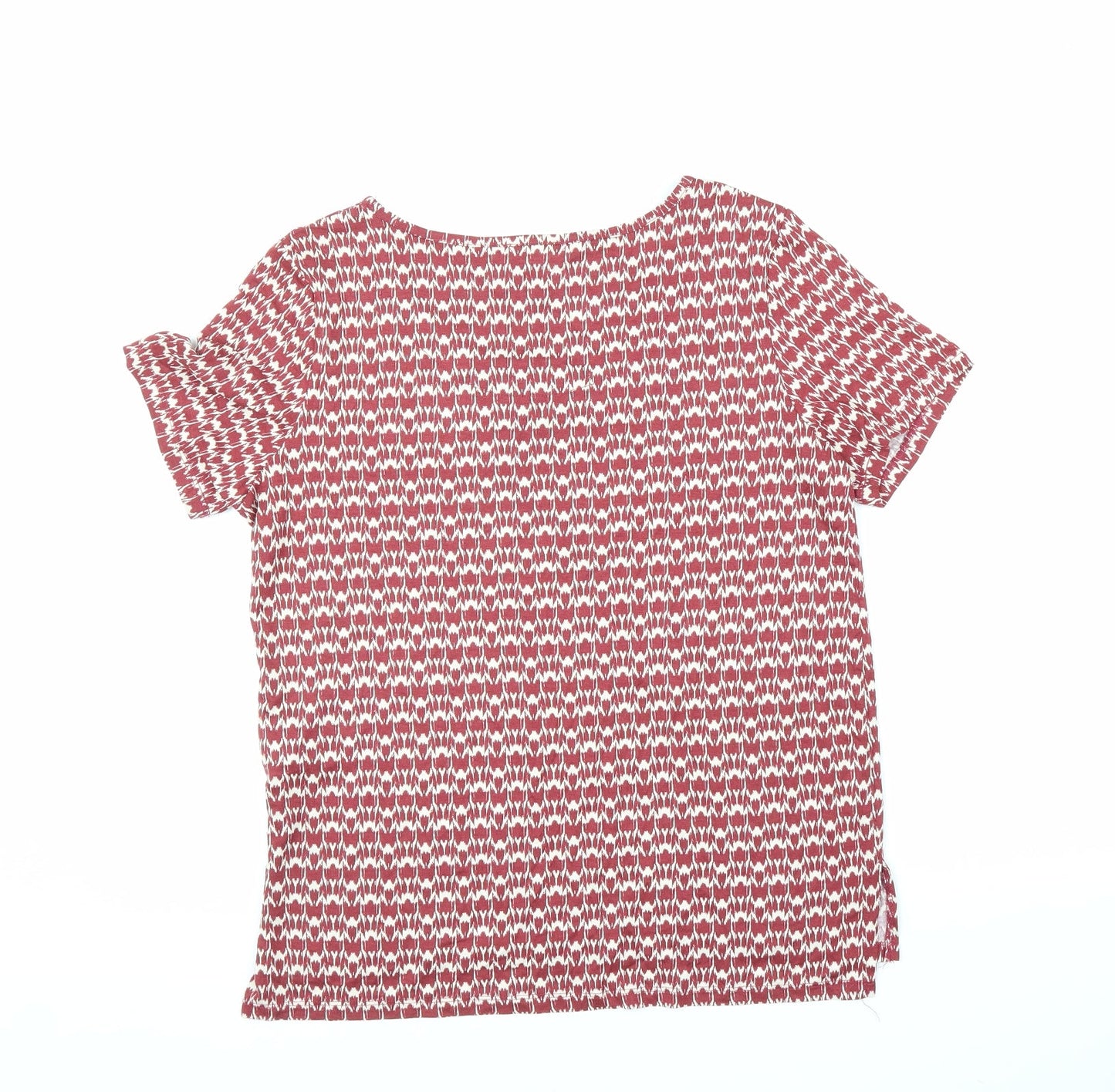 Principles Womens Red   Basic T-Shirt Size 14