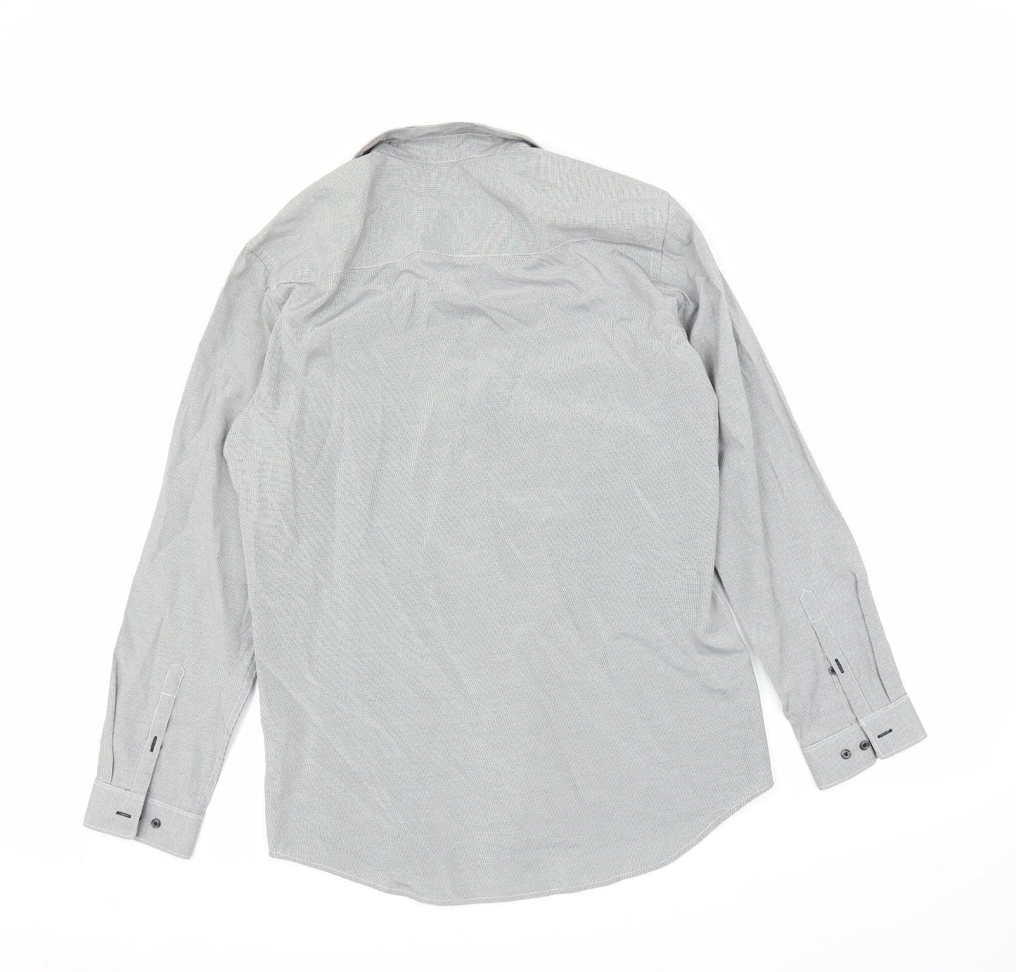 NEXT Mens Grey    Button-Up Size 16