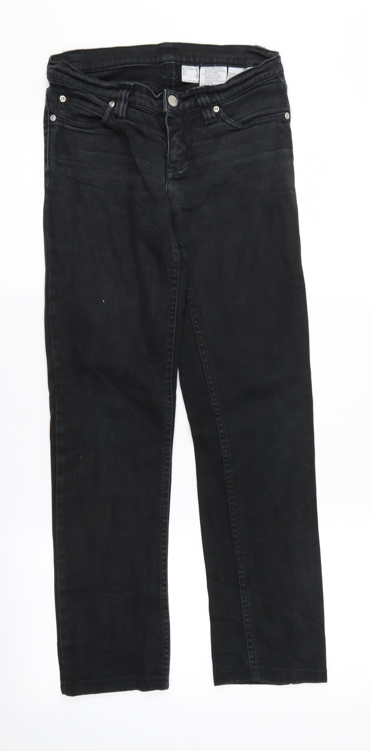 Preworn Womens Black   Skinny Jeans Size 8 L26 in