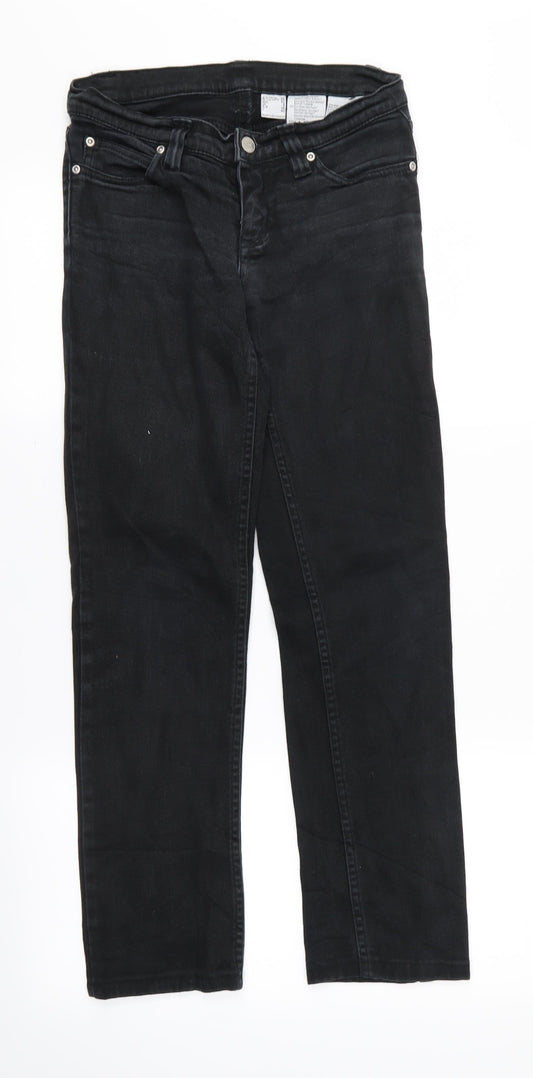 Preworn Womens Black   Skinny Jeans Size 8 L26 in