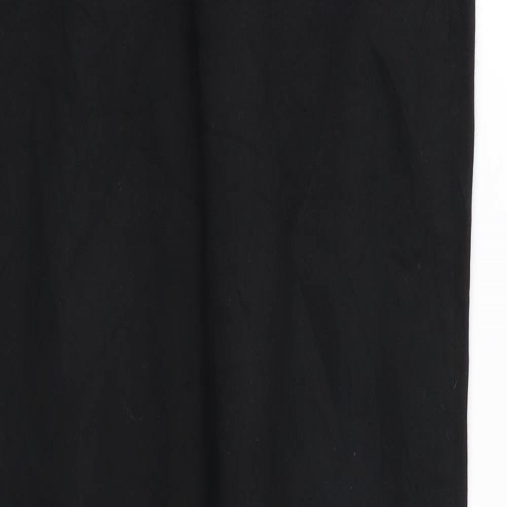 H&M Womens Black   Trousers  Size 8 L26 in
