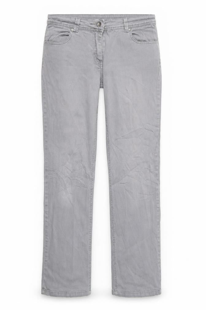 Preworn Womens Grey   Skinny Jeans Size 12 L27 in
