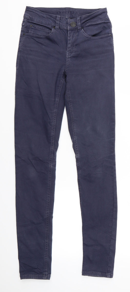 Preloved Hallhuber Womens Blue   Skinny Jeans Size 4 L29 in - Front