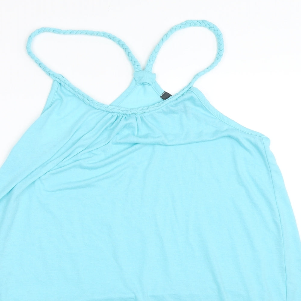 Studio Womens Blue   Basic Tank Size 16
