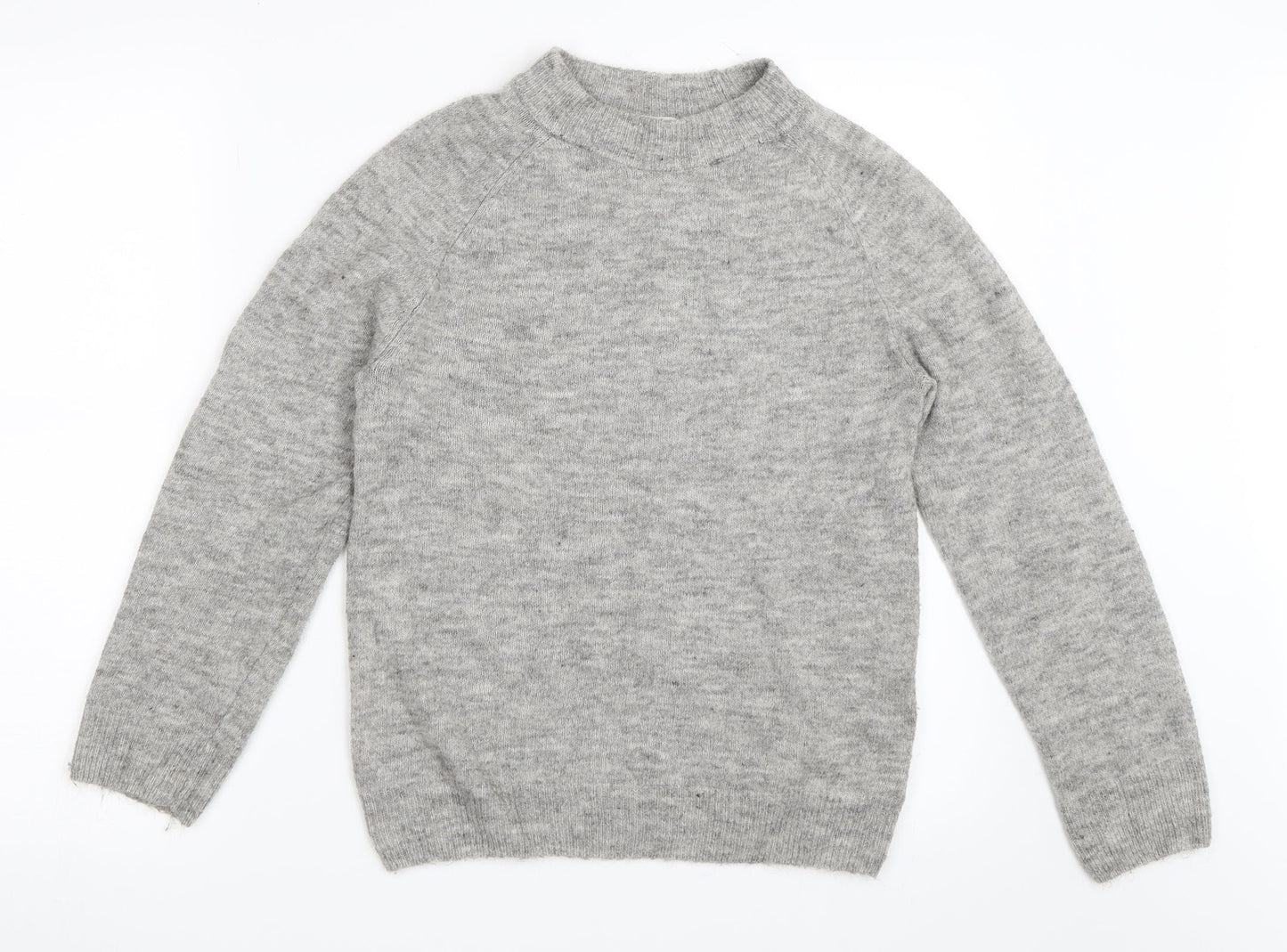 H&M Girls Grey   Pullover Jumper Size 9-10 Years