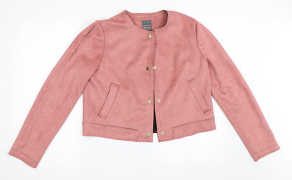 Preloved Primark Womens Pink   Jacket  Size 12 - Front