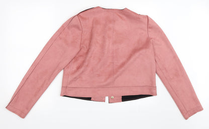Preloved Primark Womens Pink   Jacket  Size 12 - Back