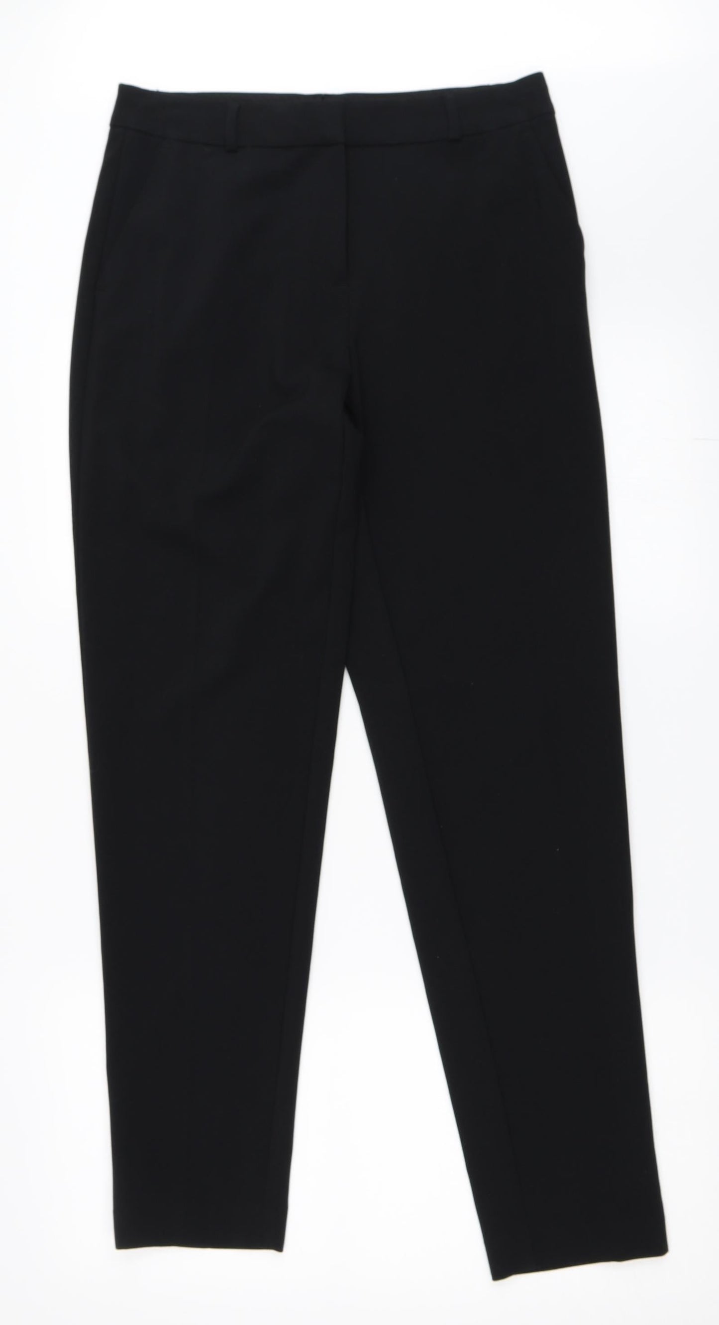 Marks and Spencer Womens Black   Trousers  Size 10 L30.5 in