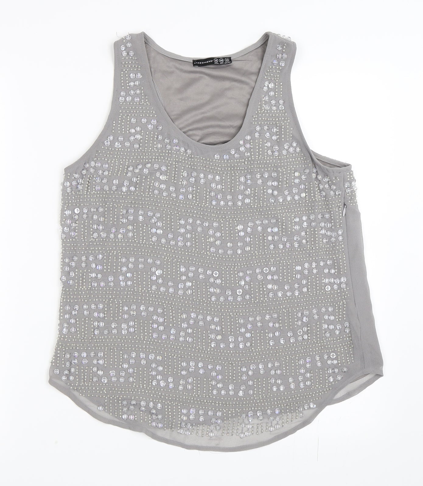 Atmosphere Womens Grey   Basic Blouse Size 12
