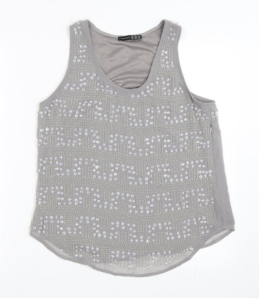 Atmosphere Womens Grey   Basic Blouse Size 12