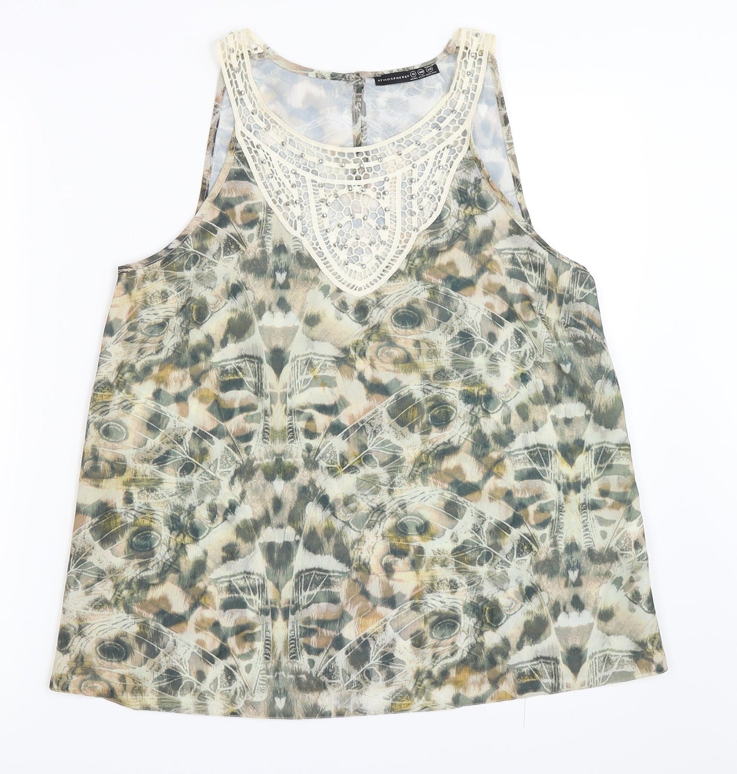 Atmosphere Womens Green   Basic Blouse Size 12