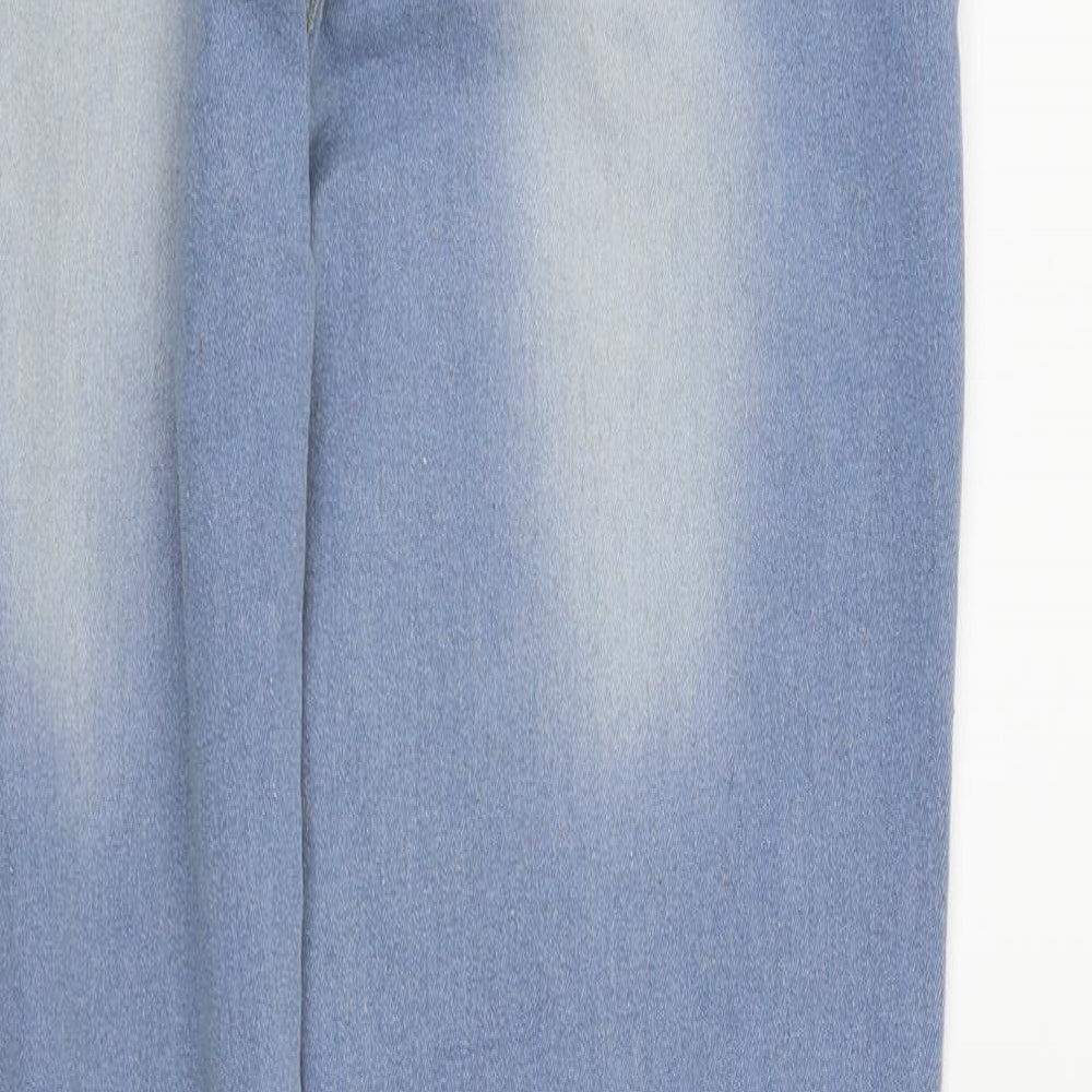 Preworn Womens Blue   Straight Jeans Size 26 in L27 in - perl detail