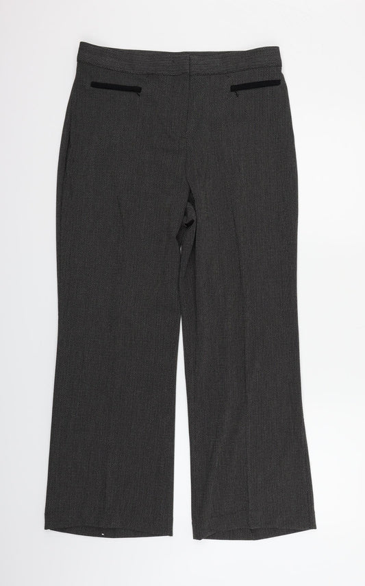 Marks and Spencer Womens Grey   Trousers  Size 14 L28 in