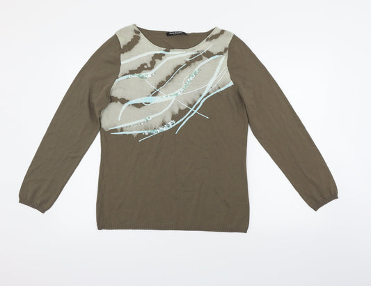 betty bartley Womens Brown   Pullover Jumper Size 16