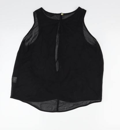 Internacionale Womens Black   Basic T-Shirt Size 8