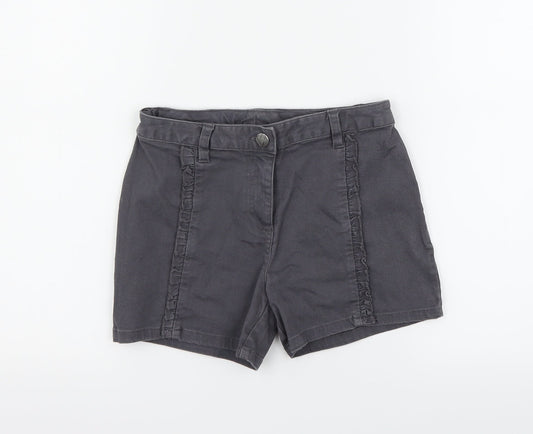 NEXT Girls Grey   Cut-Off Shorts Size 10 Years