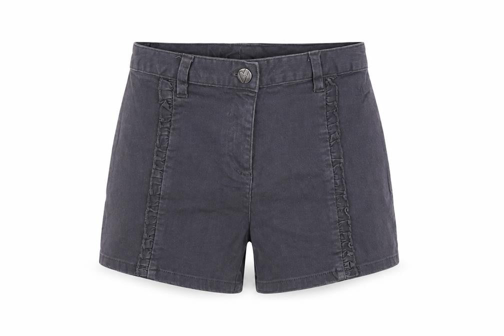 NEXT Girls Grey   Cut-Off Shorts Size 10 Years