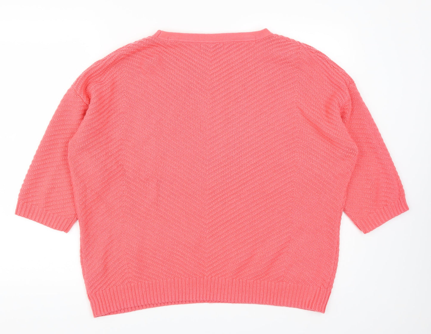 Marks and Spencer Womens Pink   Pullover Jumper Size 18