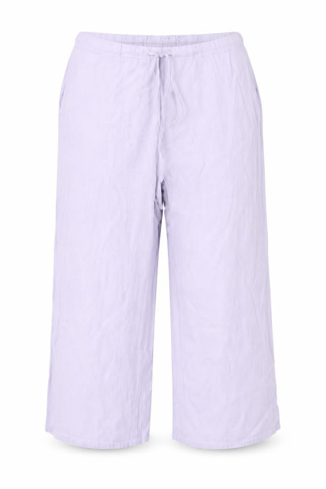 Janique Womens Purple   Cropped Trousers Size L L23 in