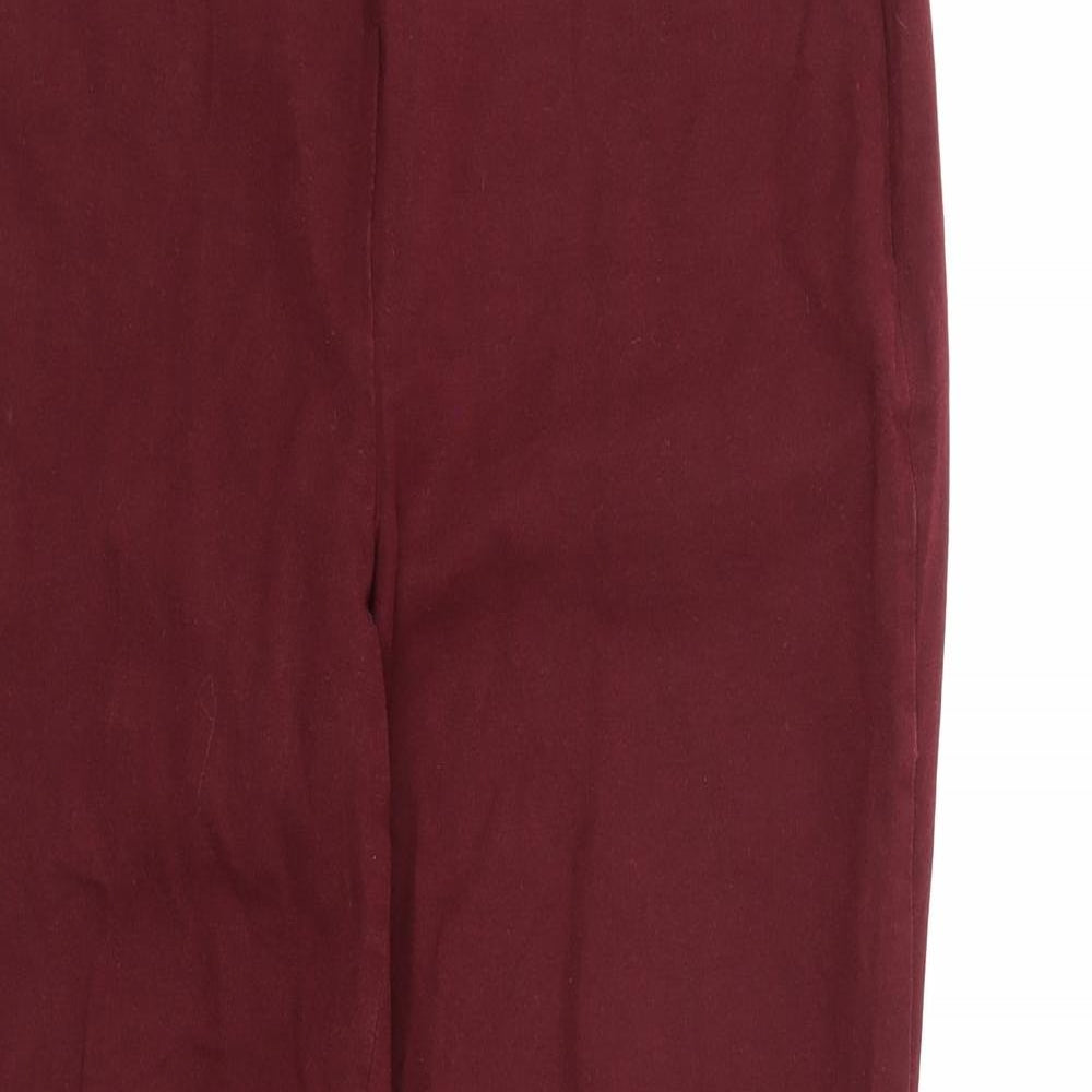 Talbots Womens Purple  Rayon Trousers  Size 6 L25 in