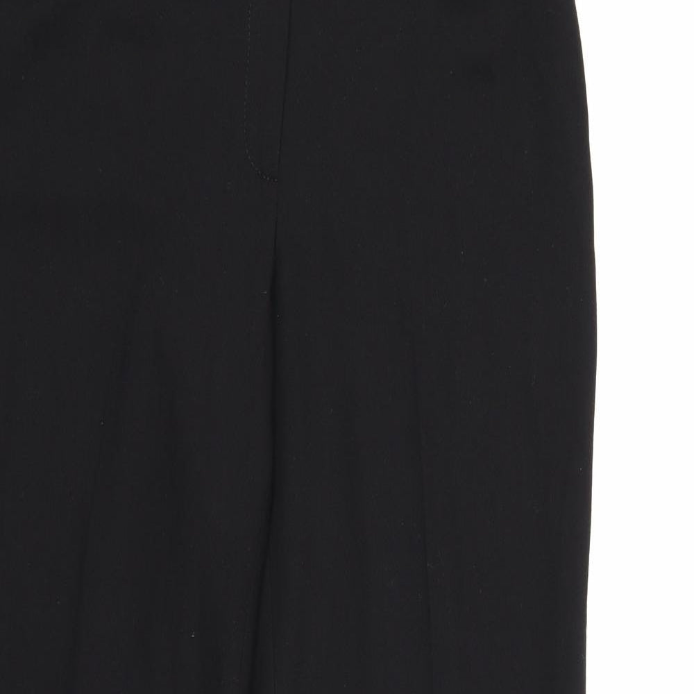 Next Womens Black  Rayon Dress Pants Trousers Size 10 L26 in
