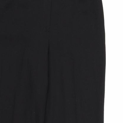 Next Womens Black  Rayon Dress Pants Trousers Size 10 L26 in