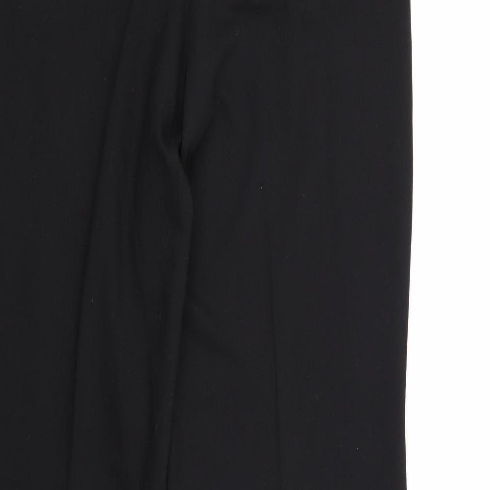 Next Womens Black  Rayon Dress Pants Trousers Size 10 L26 in
