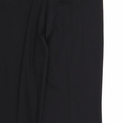 Next Womens Black  Rayon Dress Pants Trousers Size 10 L26 in