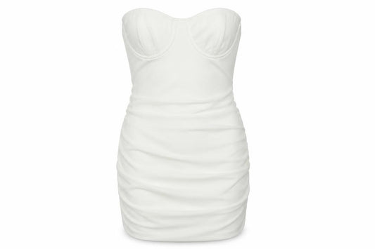PRETTYLITTLETHING Womens White   Bodycon  Size 8