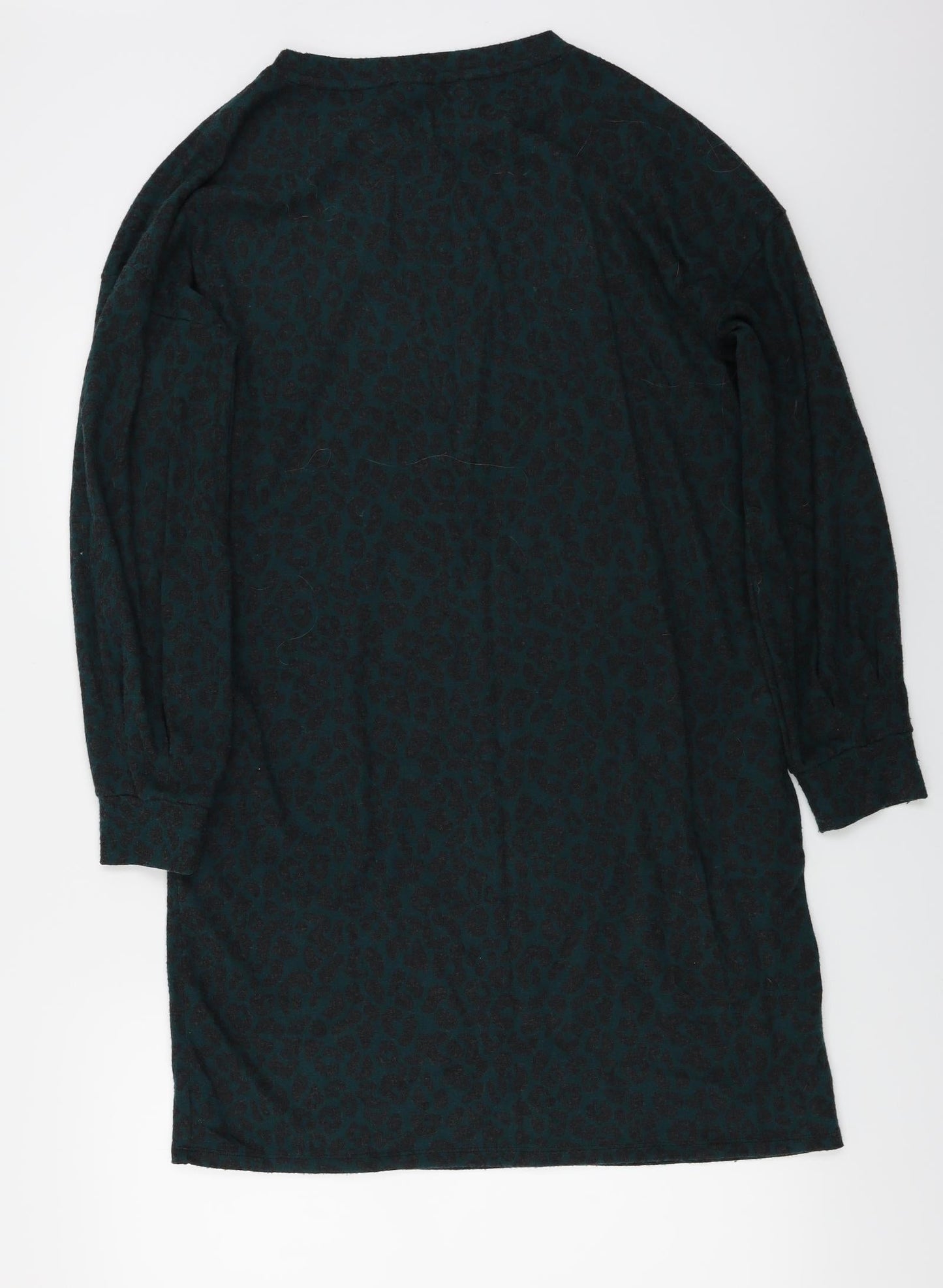 NEXT  Womens Green Animal Print  Pullover Jumper Size 12