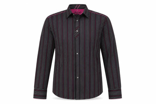 urbanspirit collection Mens Purple Striped   Button-Up Size L
