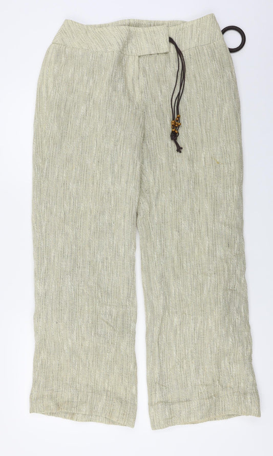 kalico  Womens Beige   Trousers  Size 12 L25 in
