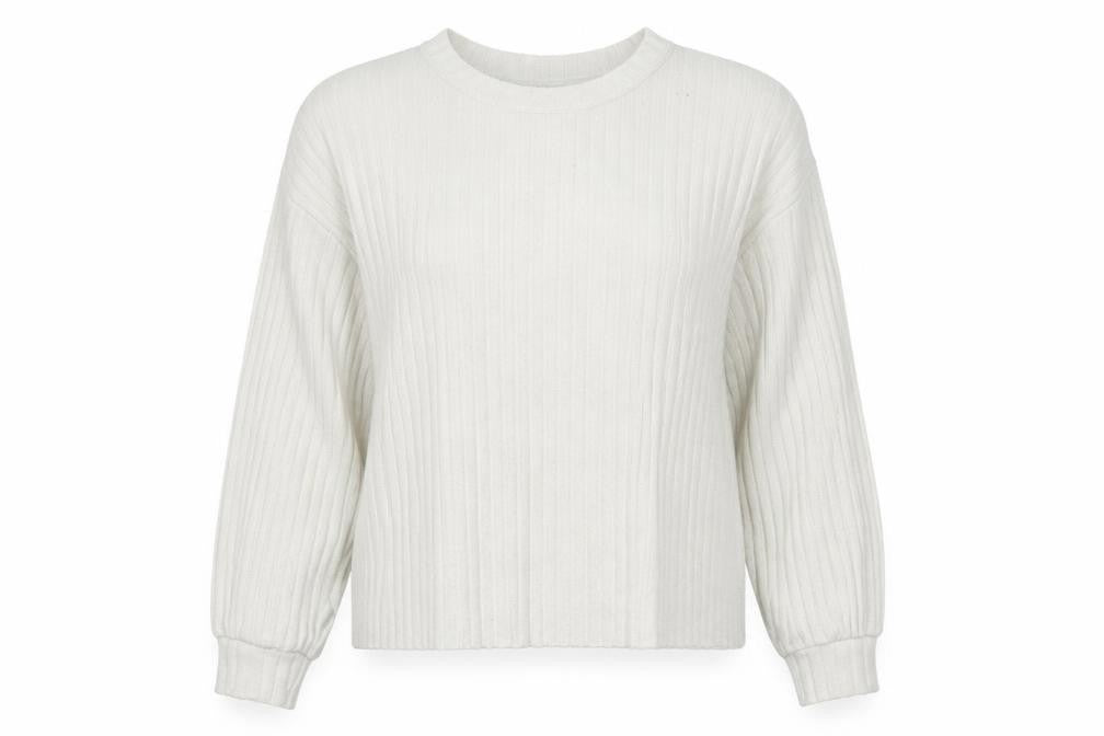 Zara Womens White   Pullover Jumper Size M