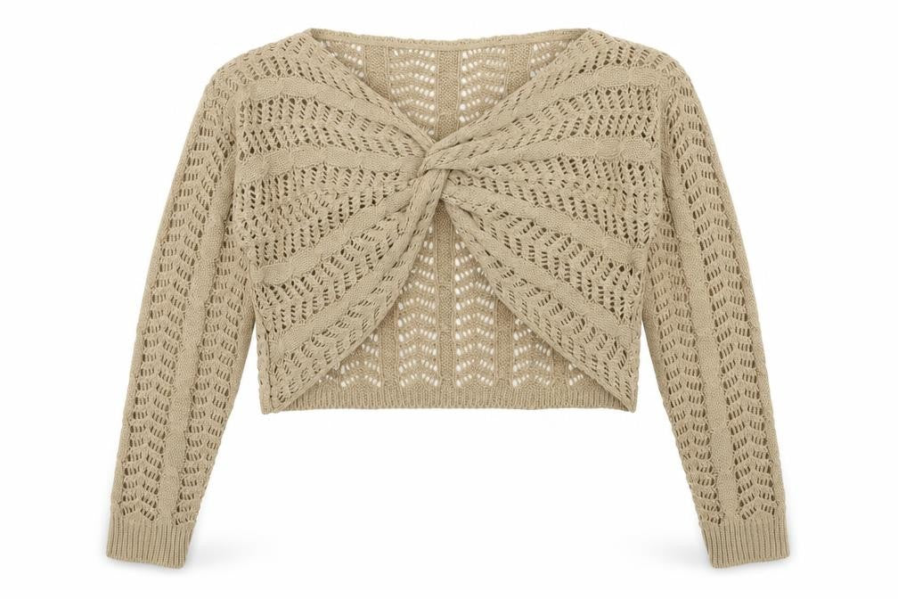 In the Style Womens Beige   Pullover Jumper Size 8