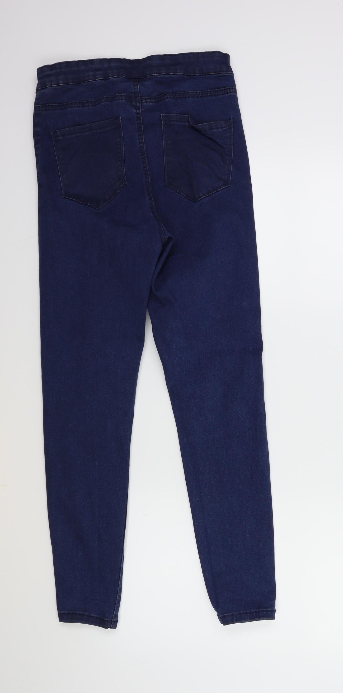 Denim & Co. Womens Blue  Denim Skinny Jeans Size 12 L27 in