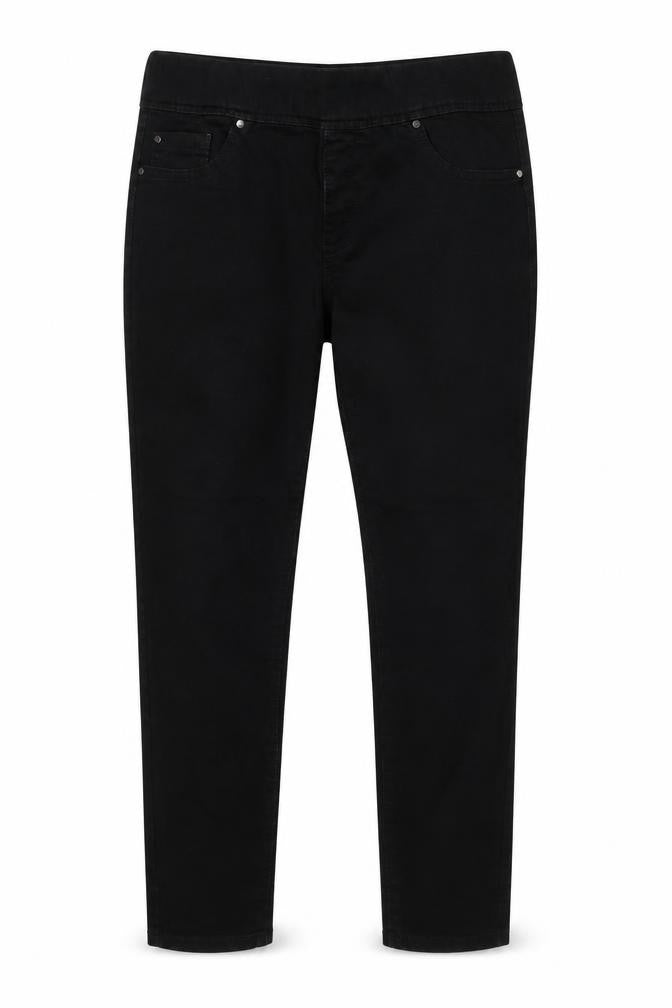 Denim & Co. Womens Black  Denim Skinny Jeans Size 14 L27 in