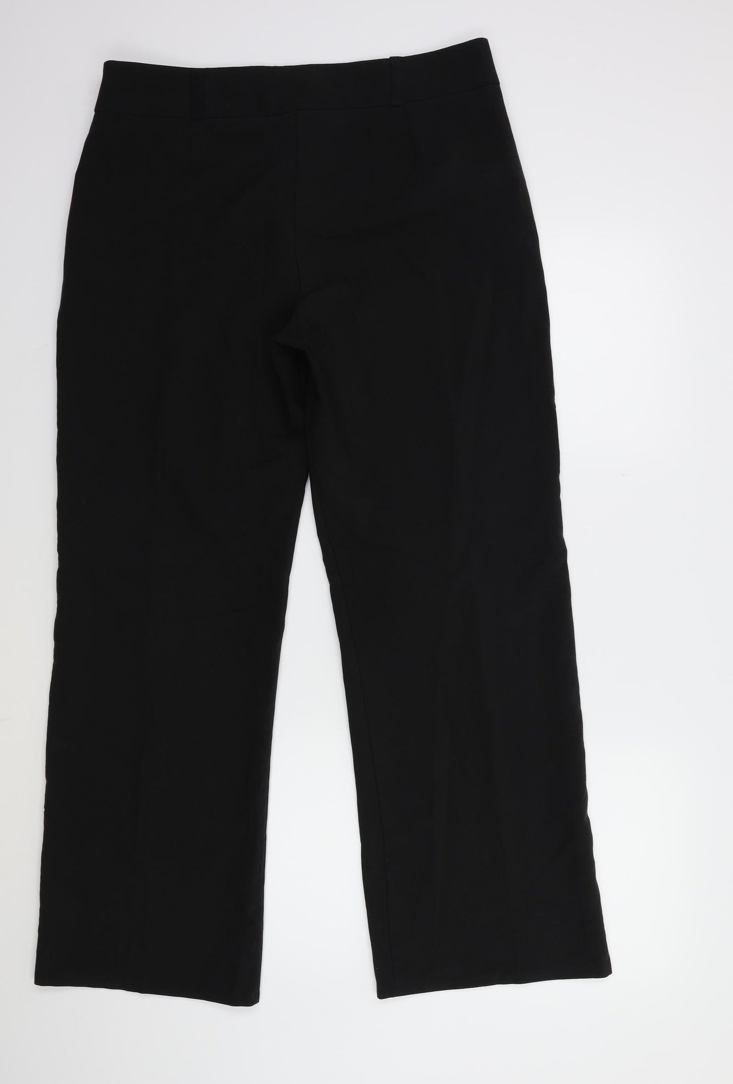Simon Jefferey Womens Black   Trousers  Size 14 L29 in