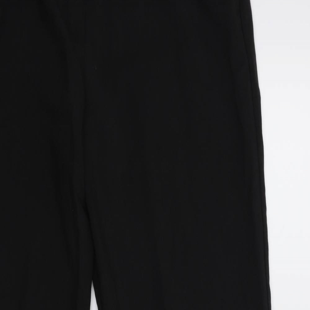 Simon Jefferey Womens Black   Trousers  Size 14 L29 in