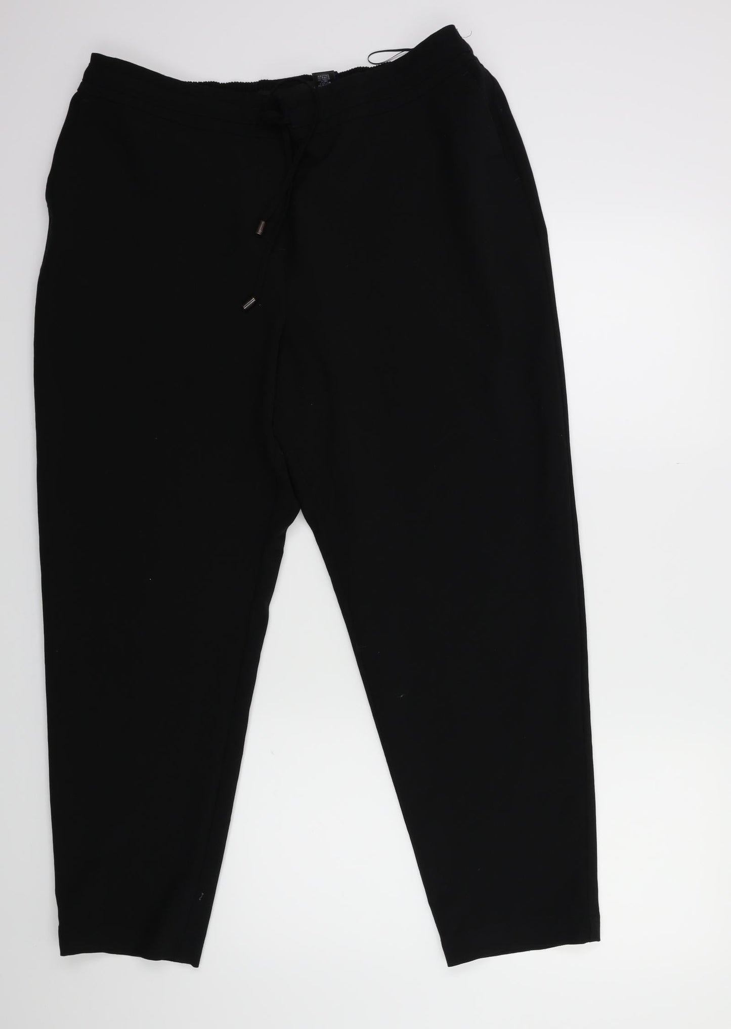NEXT Womens Black   Trousers  Size 12 L27 in