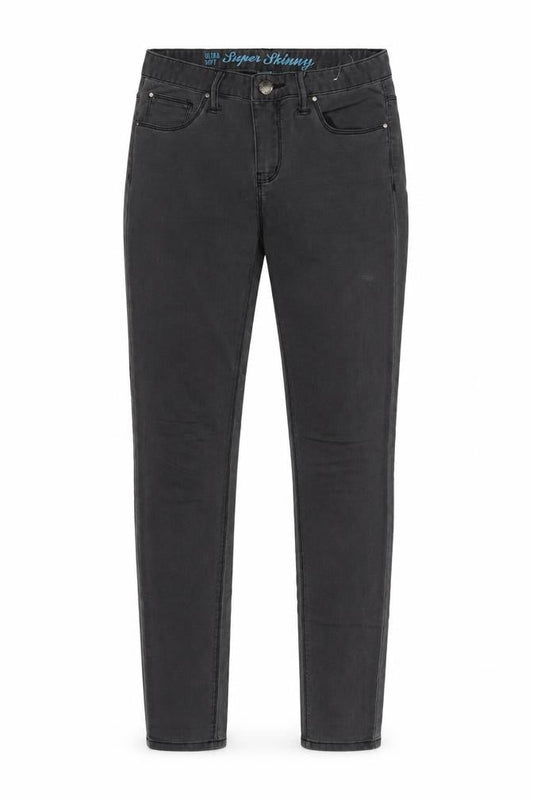 Denim & Co. Womens Grey  Denim Skinny Jeans Size 6 L30 in